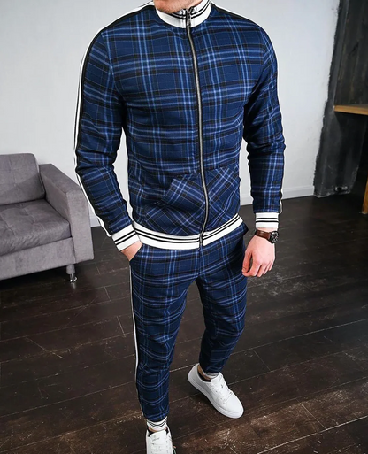 Sporty Tracksuit with Slim Fit Trousers
