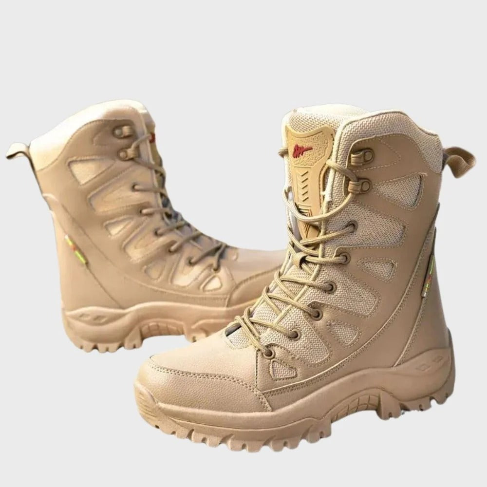 Hiking Boots Leather High Shaft Robust