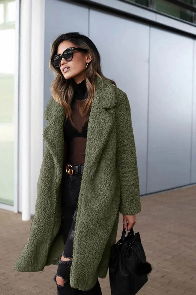 Soft women's teddy jacket