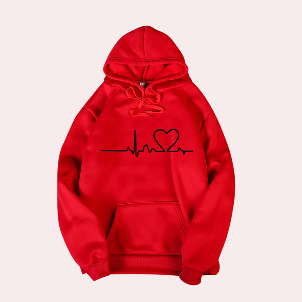 Hoodie Comfortable Graffiti Print Relaxed Fit