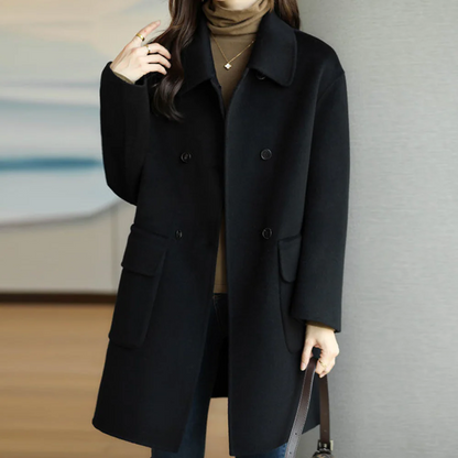 Double-Breasted Wool Clothing Classic Structured