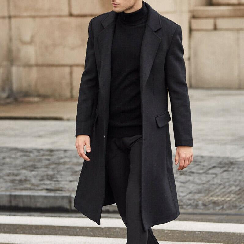 Eleganter Trenchcoat Damen Lang Taillierte Passform - IdealeKleiden