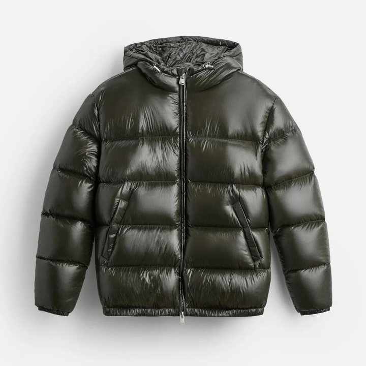 Oversized Puffer Jacket Waterproof with Hood
