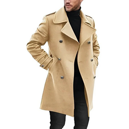 Elegant Women's Coat Wool Blend Tailored