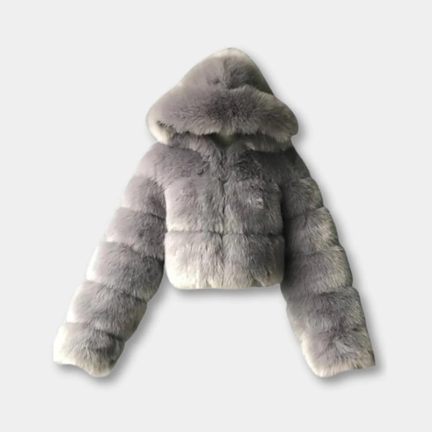 Faux Fur Coat Short Glamorous Elegant