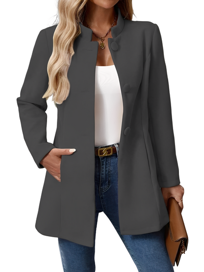 Fashionable women's jacket Tailored Buttons
