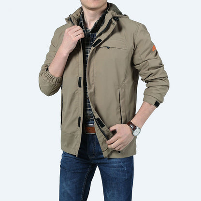 Men's Casual Jacket Functional Pockets Outdoor
