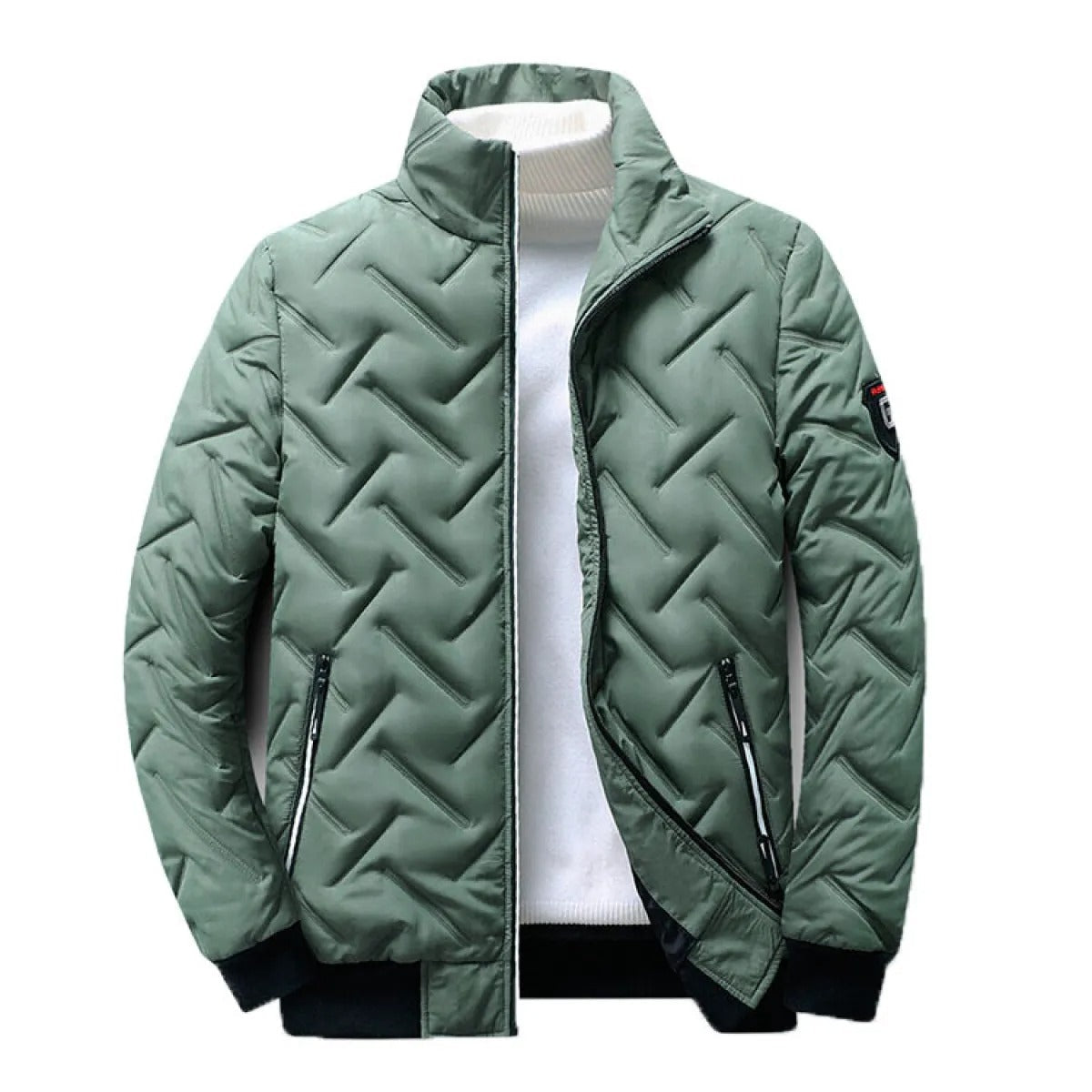 Warm Men's Quilted Winter Jacket