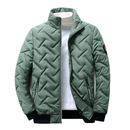 Warm Men's Quilted Winter Jacket