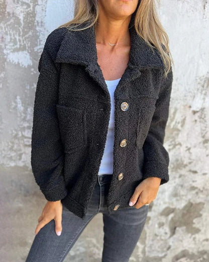 Sherpa Jacket Warm Elegant Outdoor