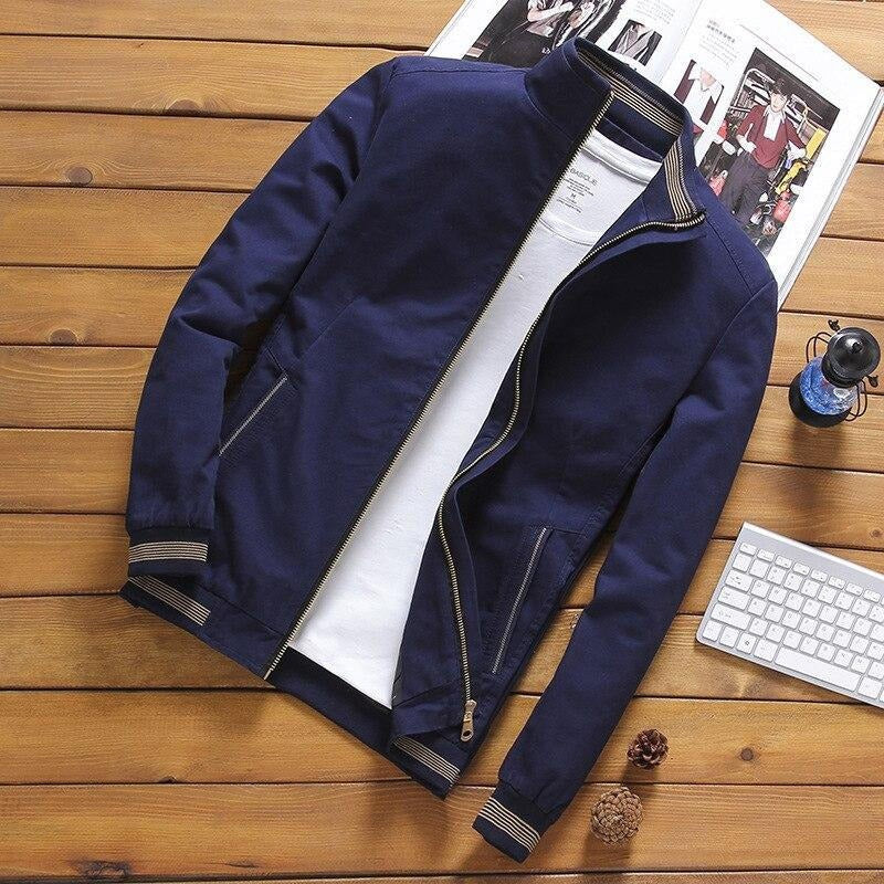 Men's Bomber Jacket Stylish Breathable Casual