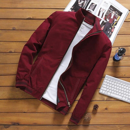 Men's Bomber Jacket Stylish Breathable Casual