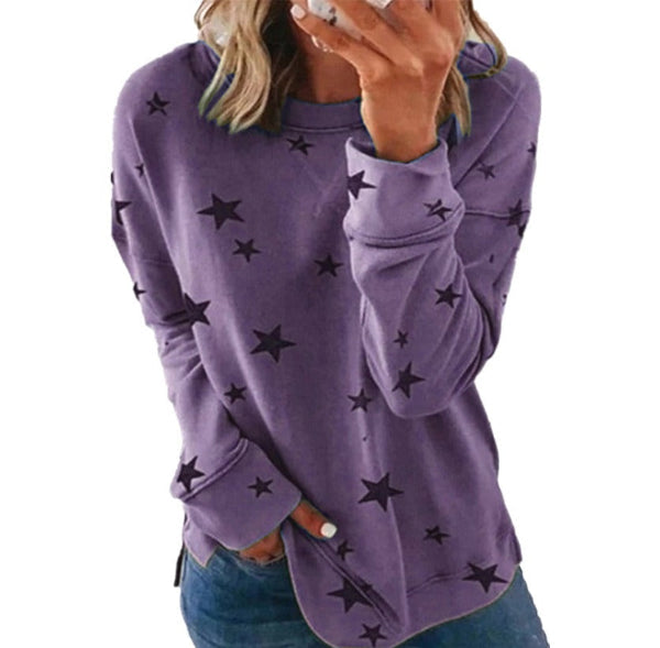 Comfortable Long Sleeve Casual Sweatshirt