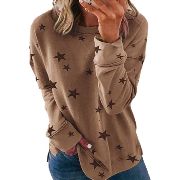 Comfortable Long Sleeve Casual Sweatshirt