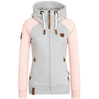 Slim Fit Hoodie with Zipper and Pocket