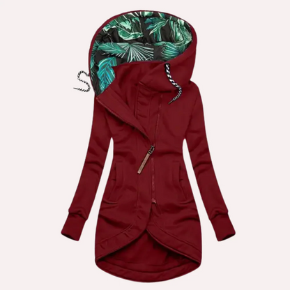 Women's Slim Fit Fleece Jacket with Hood