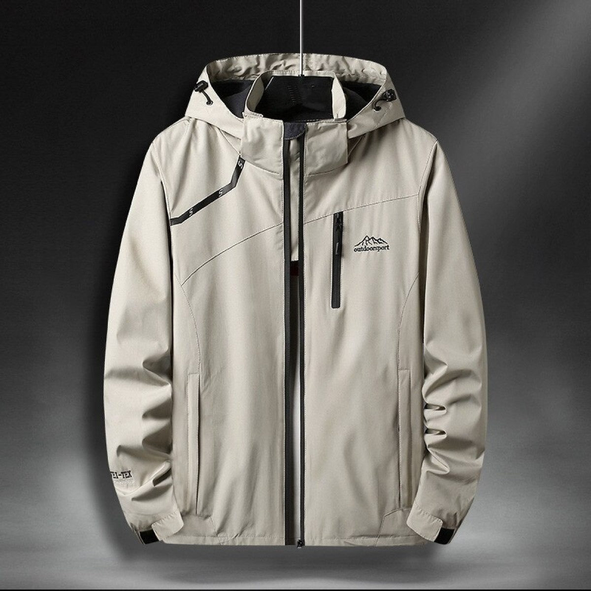 Men's Outdoor Jacket Hooded Sporty