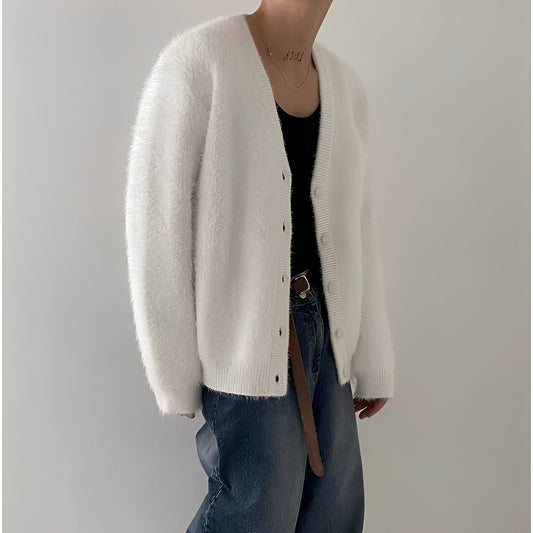 Bequemer Strickpullover für Herren aus Wolle - IdealeKleiden