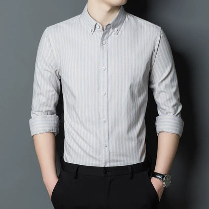 Elegant Men's Slim Fit Stripes