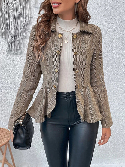 Elegant Blazer Women's Slim Fit Office Look