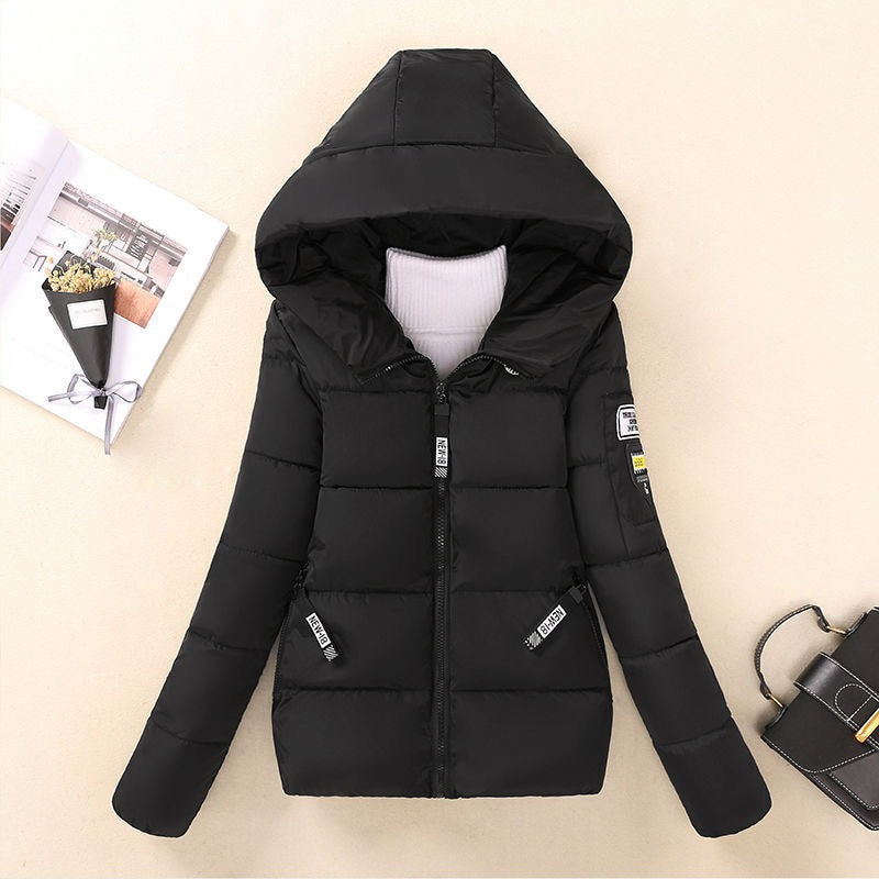 Wintersteppjacke Damen Warm Gefüttert Kapuze - IdealeKleiden