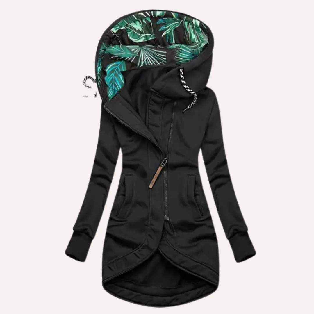 Women's Slim Fit Fleece Jacket with Hood