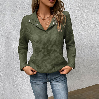 Classic Sweatshirt Stand-Up Collar Modern Design