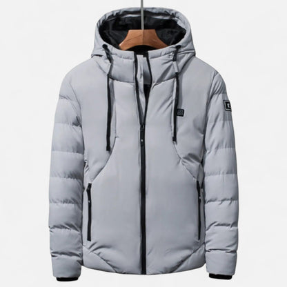 Men's Robust Winter Jacket with Hood