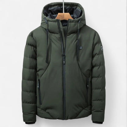 Men's Robust Winter Jacket with Hood