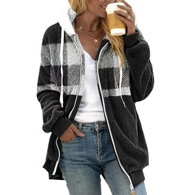 Hooded Sweatshirt Soft Plush Fleece