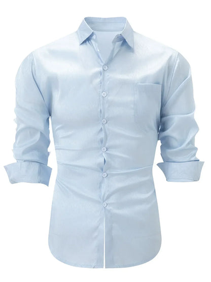 Elegant Dress Slim Fit Silk Lace Collar