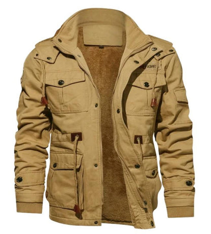 Winter Dress Warm Fleece Lined With Pockets