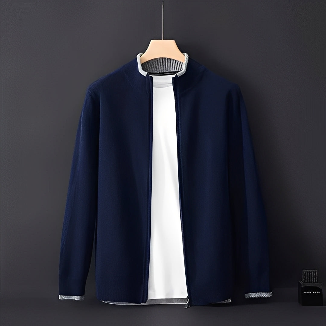 Men's Cardigan Casual Zipper Modern