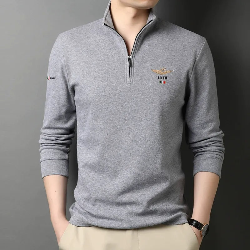 Fashionable Men's Slim-Fit Cotton T-Shirt