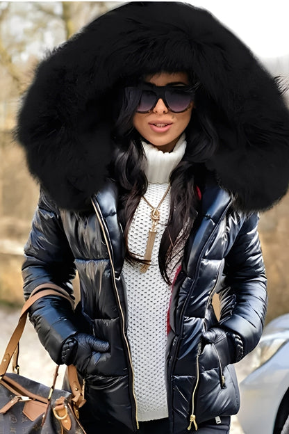 Elegant Women's Down Jacket Warm & Stylish