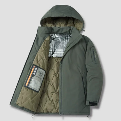 Warm Winter Jacket Hooded Padded Outdoor