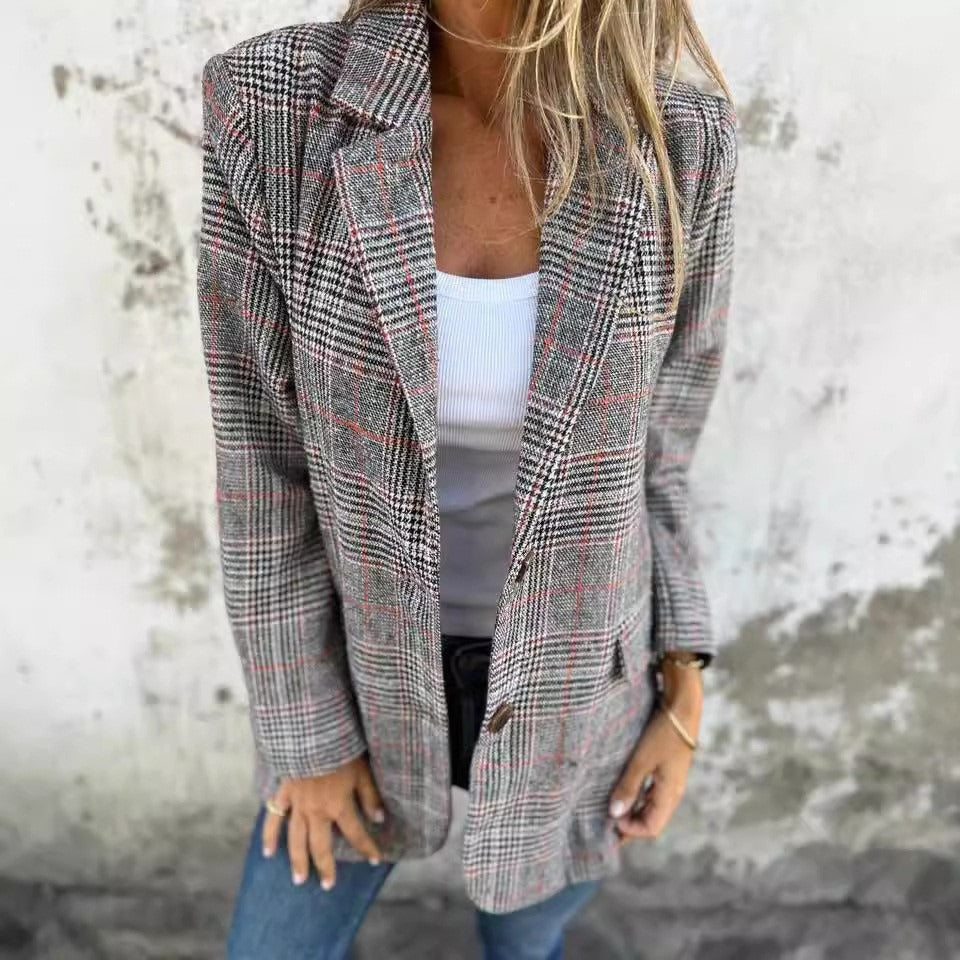 Snuggly Cardigan Wool Blend Relaxed Fit Lapel Collar