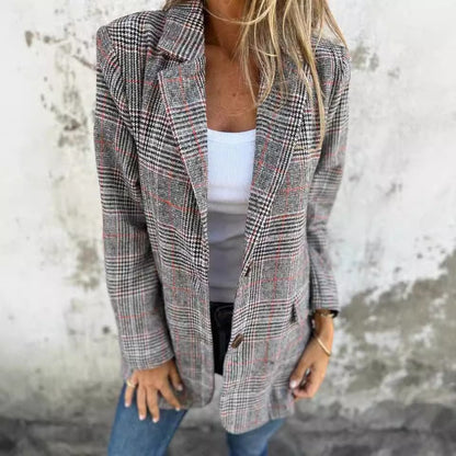 Snuggly Cardigan Wool Blend Relaxed Fit Lapel Collar