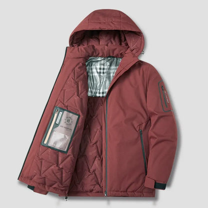 Warm Winter Jacket Hooded Padded Outdoor