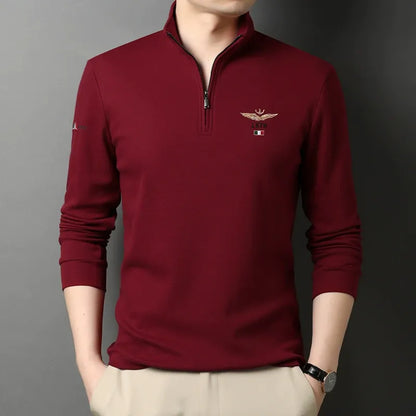 Fashionable Men's Slim-Fit Cotton T-Shirt