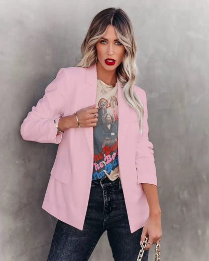 Men's Slim Fit Single-Breasted Blazer