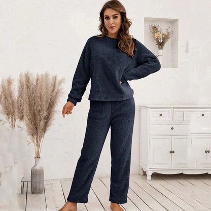 Soft Women's Bathrobe Set Long Sleeve