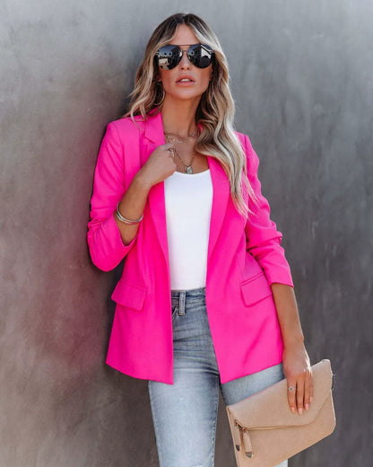 Elegant Dress Women Tailored Fit Open Front
