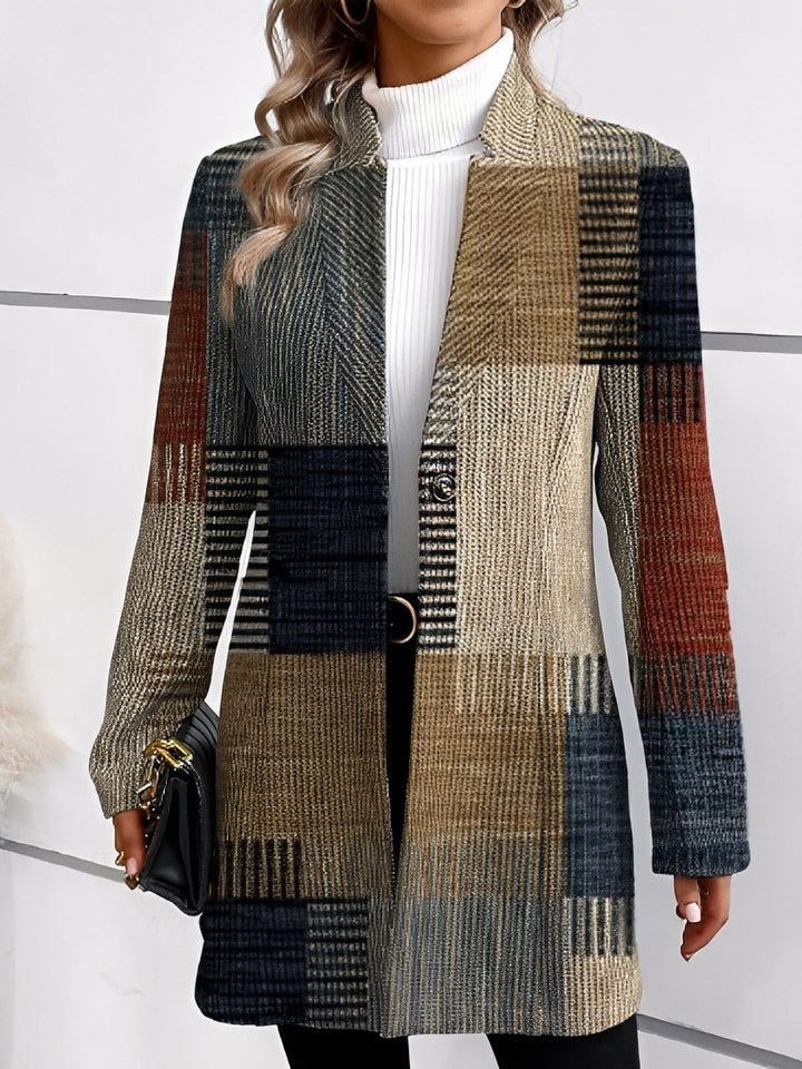 Eleganter Frauen Blazer Lang Formal - IdealeKleiden
