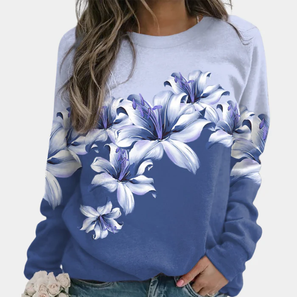 Comfortable Long-Sleeve Casual Sweatshirt