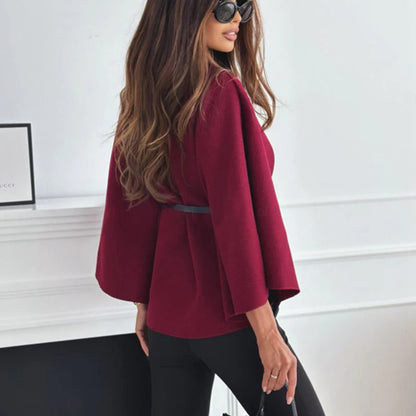 Elegant women's jacket High collar