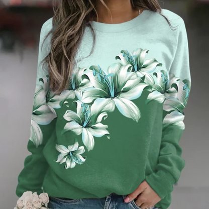 Comfortable Long-Sleeve Casual Sweatshirt
