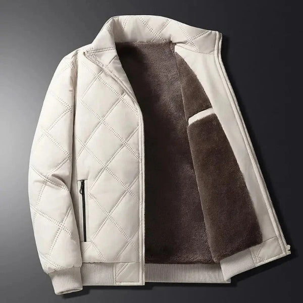 Warme Winterjacke Gepolstert Fleece Innenwinddicht - IdealeKleiden