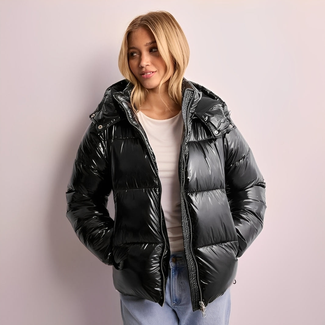 Women's Winter Jacket Detachable Hood Warm
