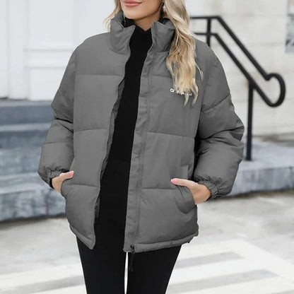 Fashionable Jacket Casual Stand-up Collar Zipper